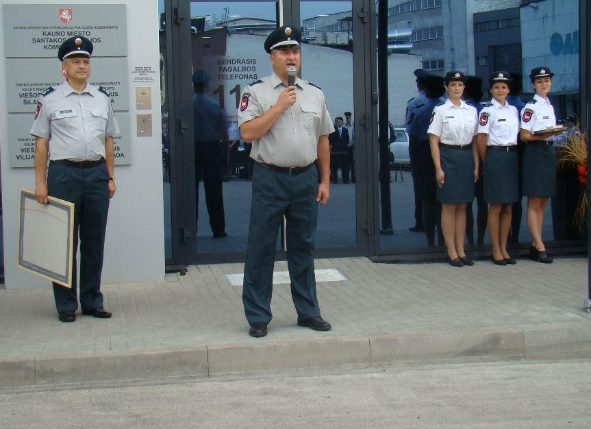 Atidarytas naujas Santakos policijos komisariato pastatas