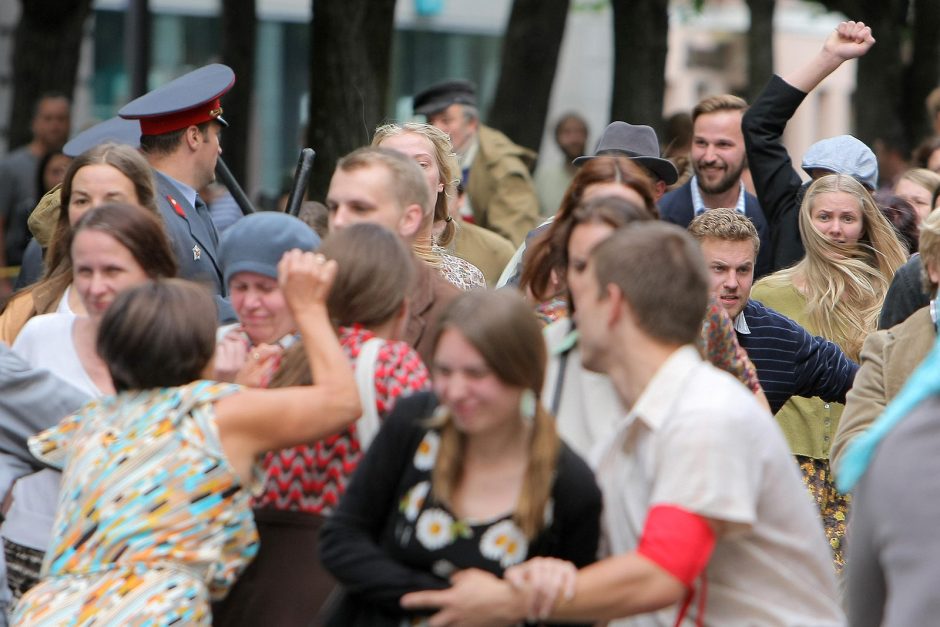 Miestiečiai išsigando centre pasirodžiusių milicininkų