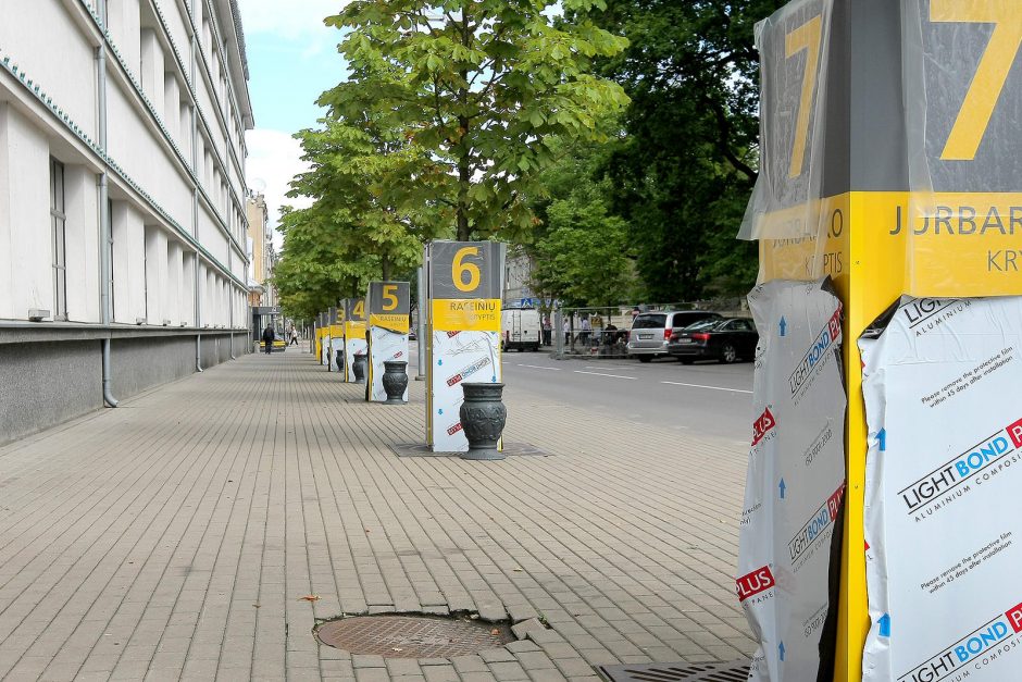 Baigiama įrengti laikinoji autobusų stotis