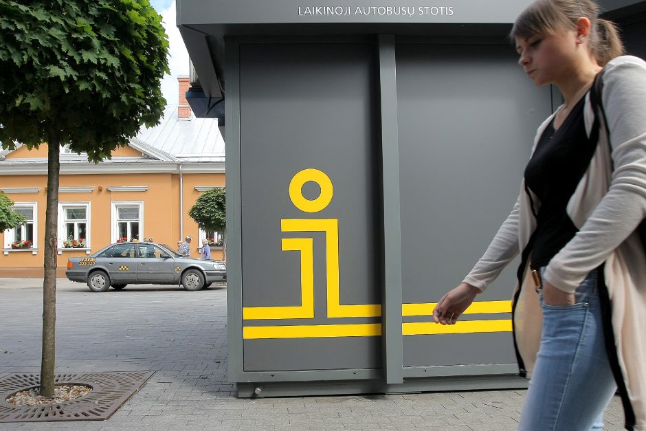 Baigiama įrengti laikinoji autobusų stotis