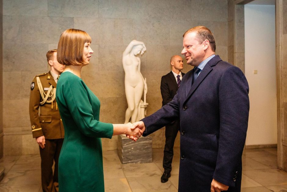 S. Skvernelis su Estijos prezidente kalbėjo apie regiono saugumą