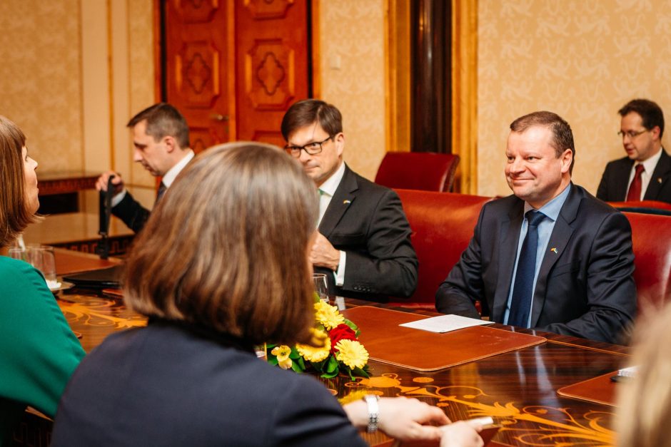 S. Skvernelis su Estijos prezidente kalbėjo apie regiono saugumą