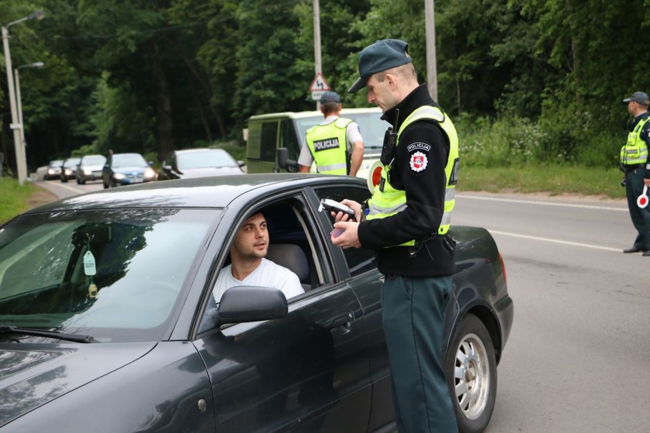 Savaitgalį Kauno apskrityje – neblaivių vairuotojų medžioklė