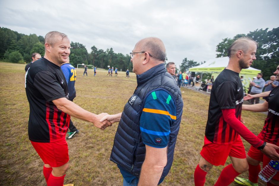 Žaidėjams „kalti golus“ linkėjęs V. Matijošaitis: Kaunas tikrai neabejingas futbolui