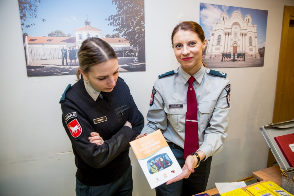 Kauno policija moksleiviams plačiai atvėrė duris