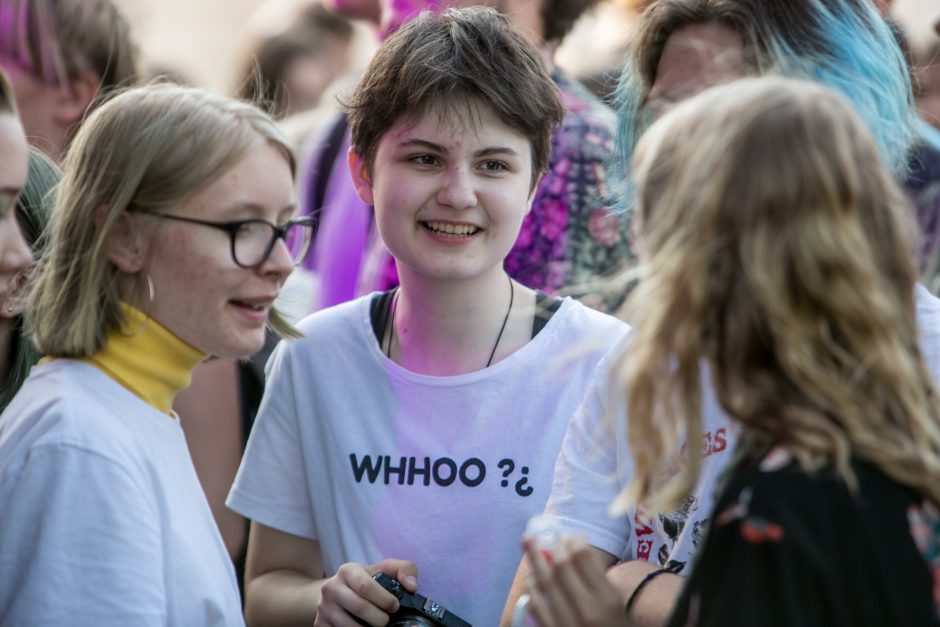 Studentai šėlo su makaronais, indiškais saldėsiais ir „Baltuoju kiru“ 