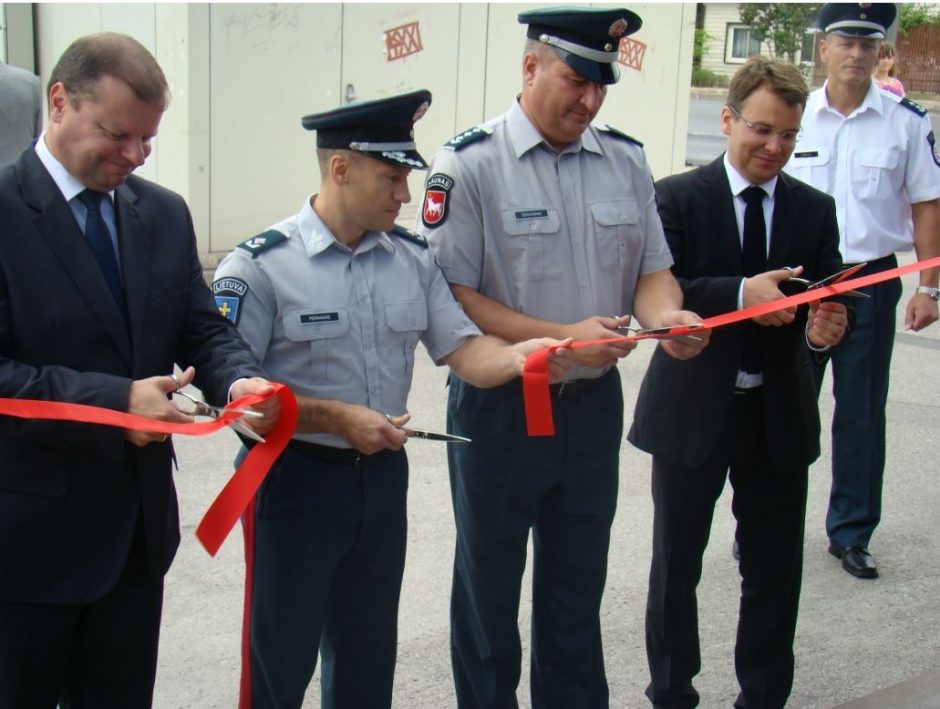 Atidarytas naujas Santakos policijos komisariato pastatas