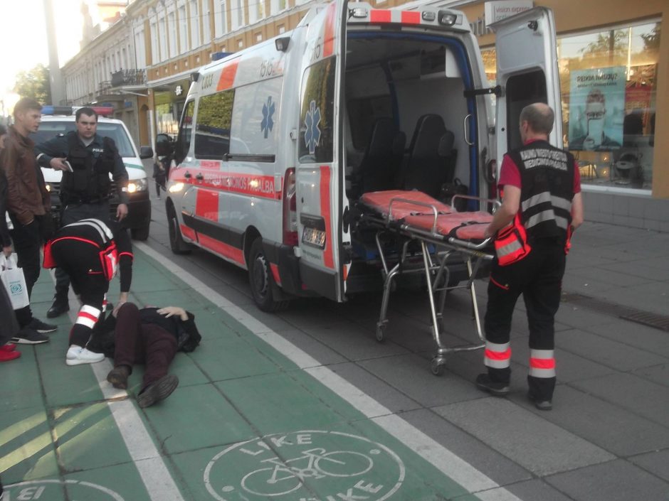 Per konfliktą Laisvės alėjoje nukentėjo vyras