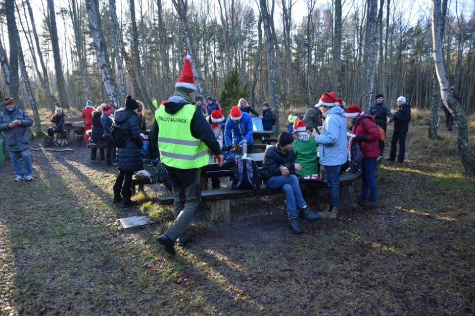 Klaipėdiečiai žygiavo iš Kalėdų į Naujuosius metus