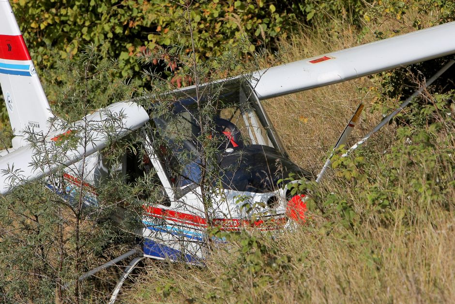 Prie Aleksoto aerodromo nukrito lėktuvas