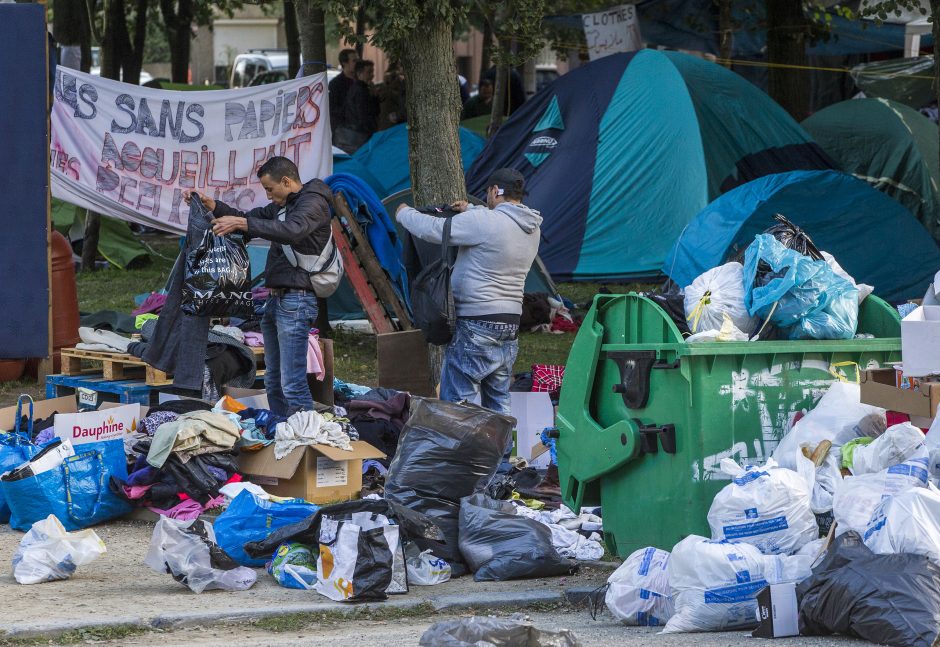 Europoje auga įtampa dėl pabėgėlių