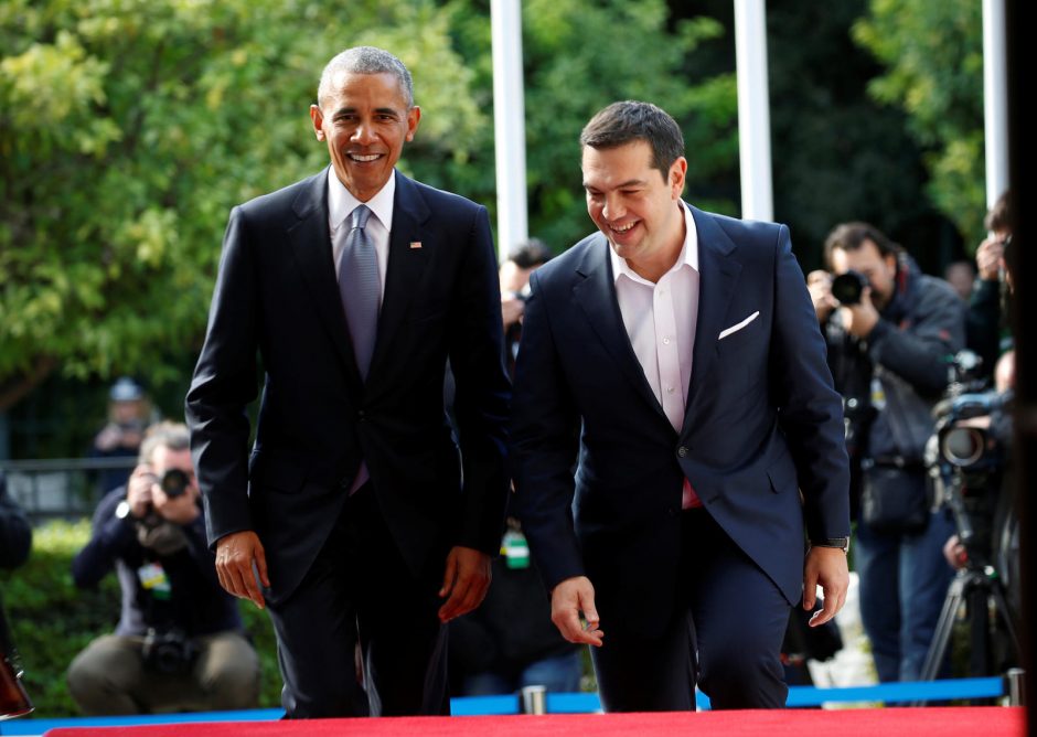 B. Obama Graikijoje: stipri Europa naudinga Amerikai