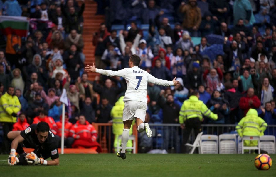 C. Ronaldo tapo unikalaus pasiekimo autoriumi