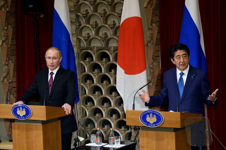 Rusijos ir Japonijos ginčas dėl Kurilų salų lieka neišspręstas