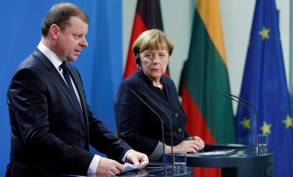 A. Merkel žada paramą, bet nekalba apie Astravo AE blokavimą