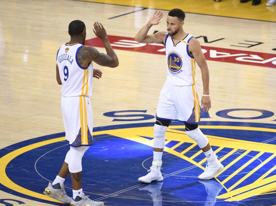 „Golden State Warriors“ laimėjo ir antrąsias NBA finalo serijos rungtynes