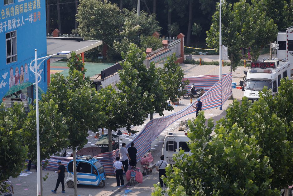 Kinijos vaikų darželyje susprogdinta savadarbė bomba