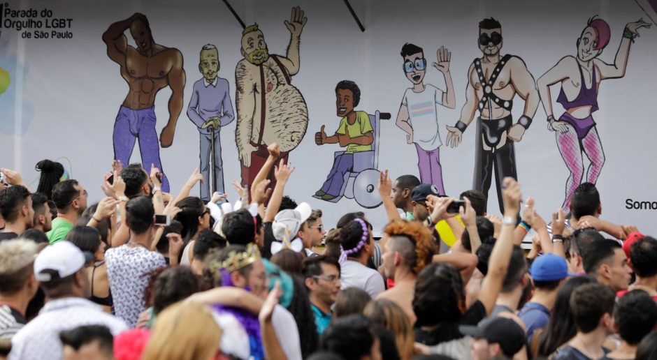 Brazilijos gėjų parade – šimtai tūkstančių žmonių