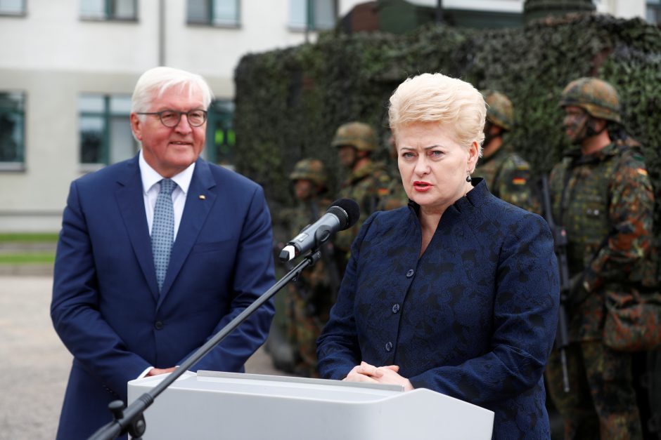 D. Grybauskaitė: Vokietijos kariai – Lietuvos saugumo garantas