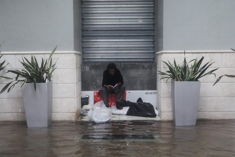 Nusilpęs uraganas „Irma“ Floridoje padarė didžiulių nuostolių