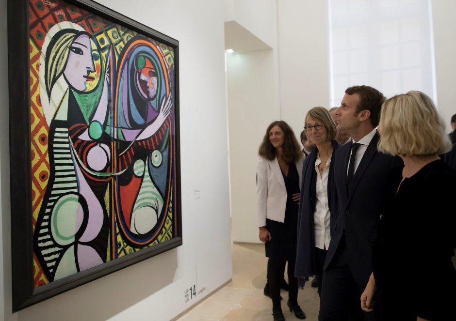 Prancūzijos prezidentas atidarė didelę P. Picasso parodą