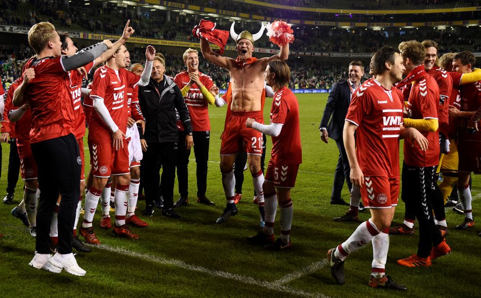 Danija triumfuoja – po įspūdingos pergalės pateko į pasaulio čempionatą