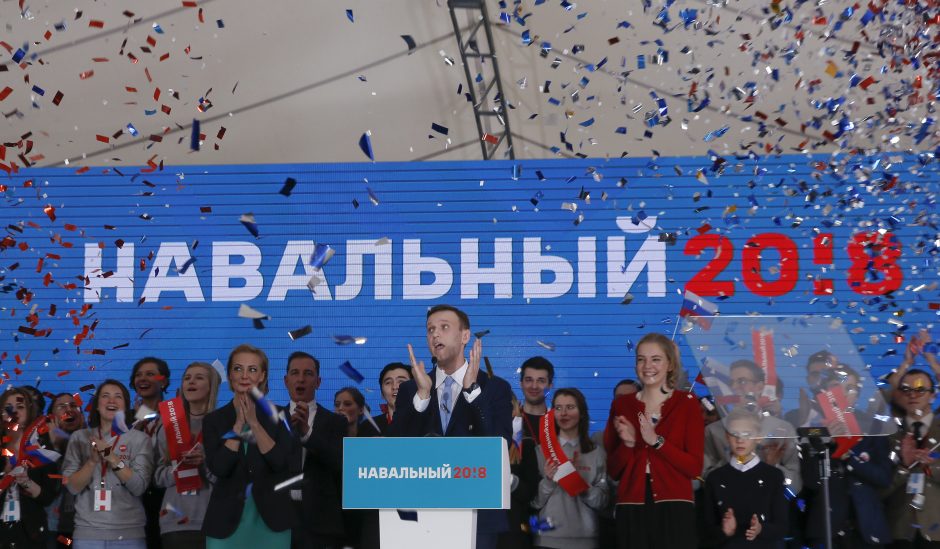 Tūkstančiai rusų reikalauja leisti A. Navalnui dalyvauti prezidento rinkimuose