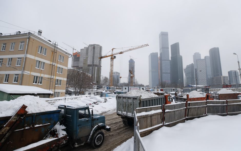 Maskvoje – gausiausia per šimtą metų sniego pūga