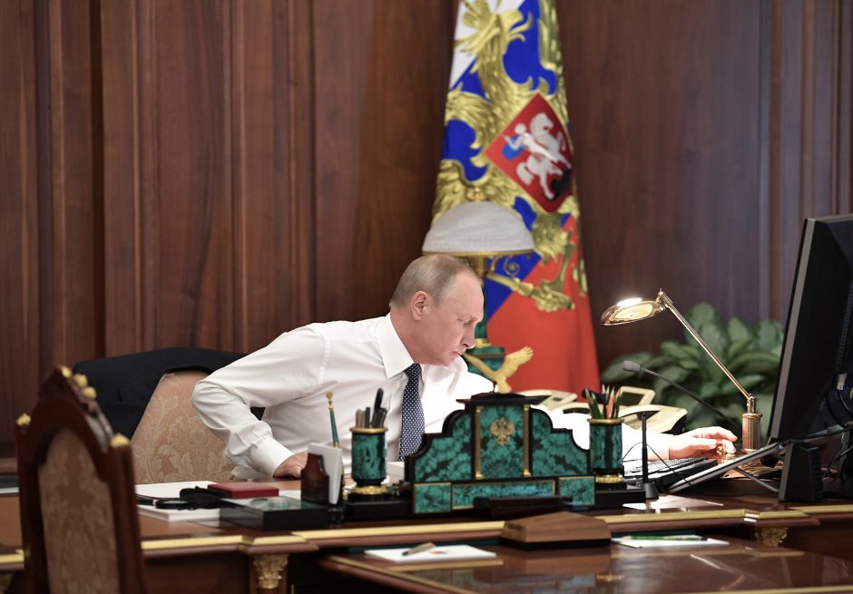 Rusijos prezidentas V. Putinas prisaikdintas 4-ai kadencijai