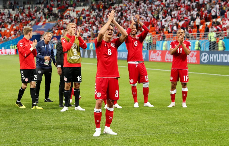 Danijos futbolininkai įveikė Peru komandą