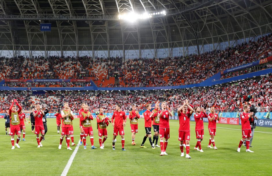 Danijos futbolininkai įveikė Peru komandą