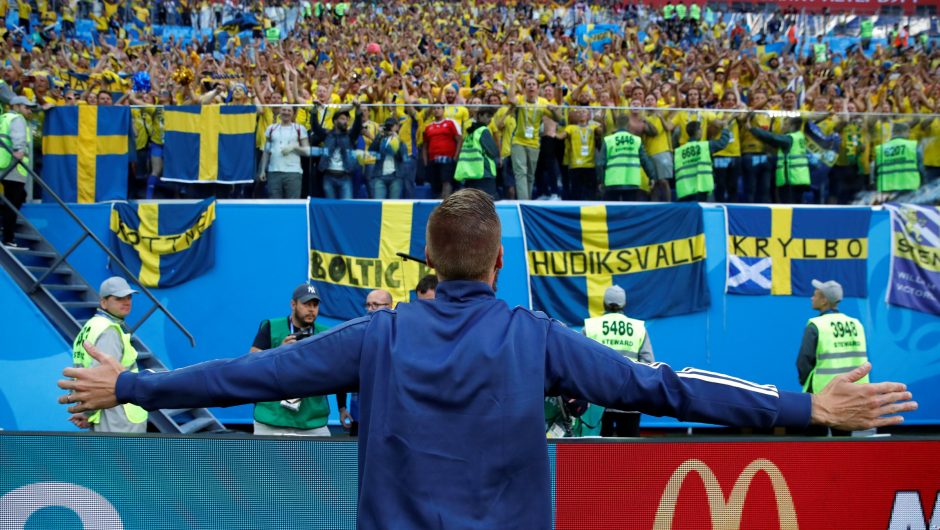 Švedija pateko į pasaulio futbolo čempionato ketvirtfinalį