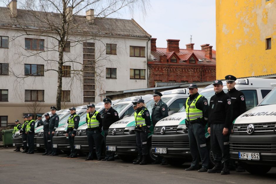 Kauno gatvėse – naujieji policijos automobiliai