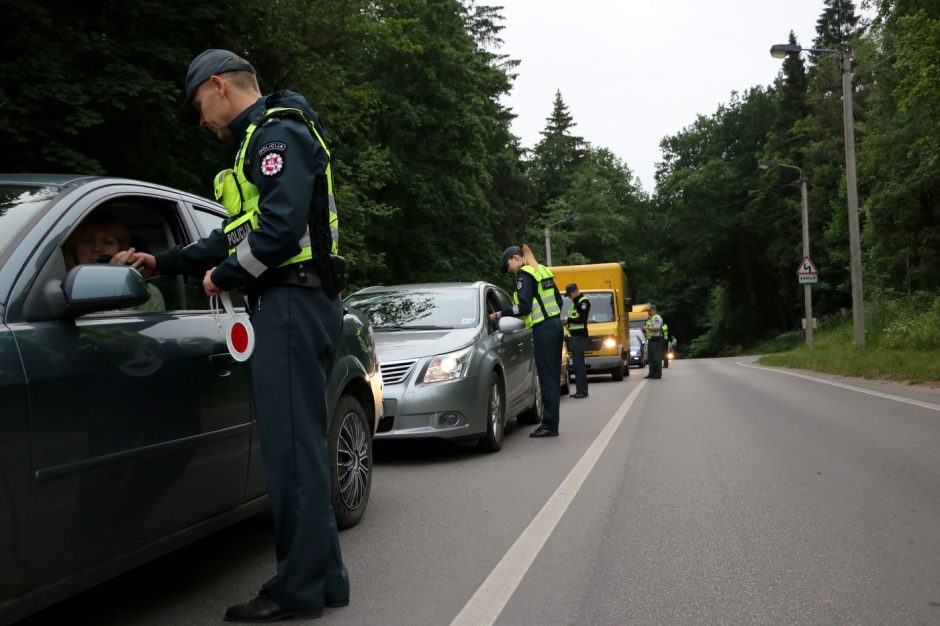 Savaitgalį Kauno apskrityje – neblaivių vairuotojų medžioklė