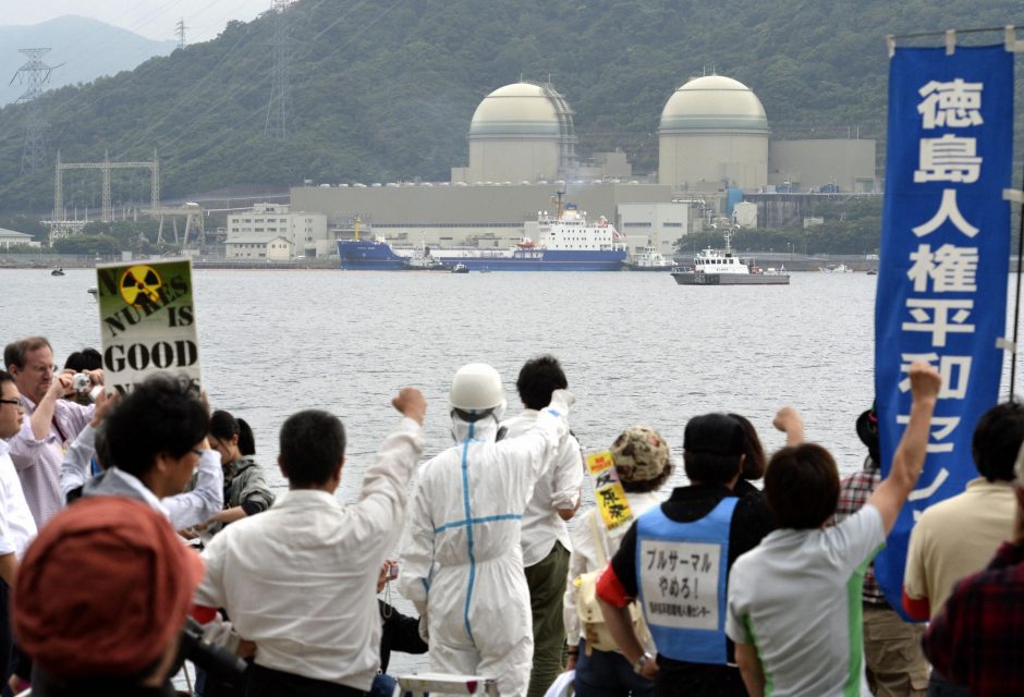 Avarijos ištikta Fukušimos atominė jėgainė tikriausiai skleidžia radioaktyvius teršalus jūroje