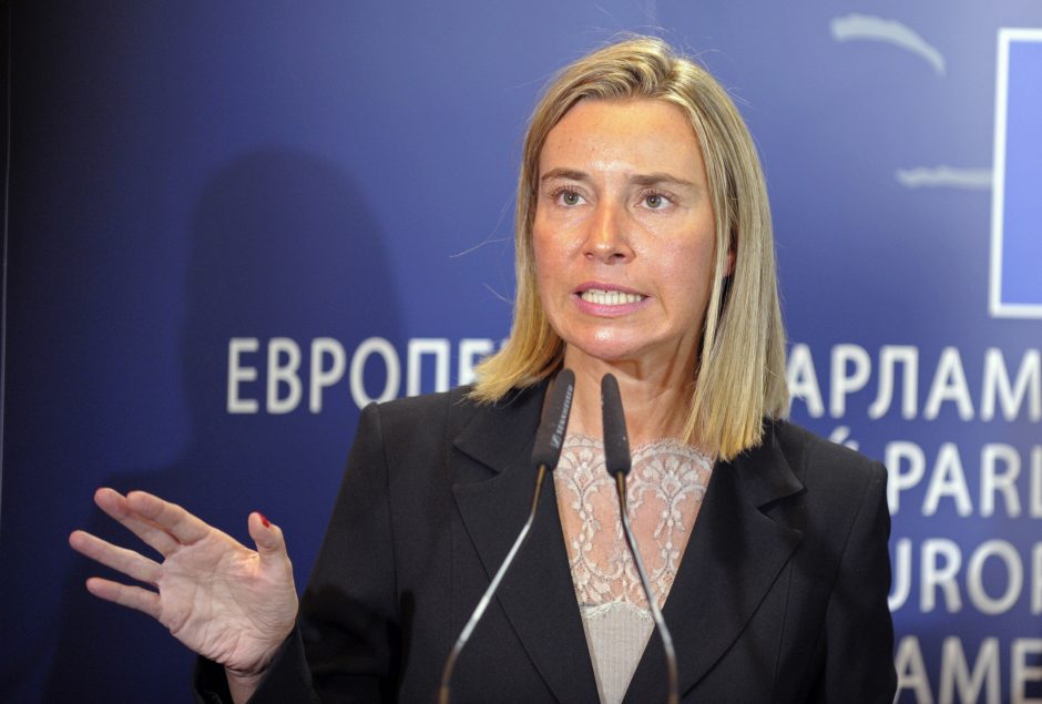 F. Mogherini: derybose dėl Irano geras susitarimas yra ranka pasiekiamas