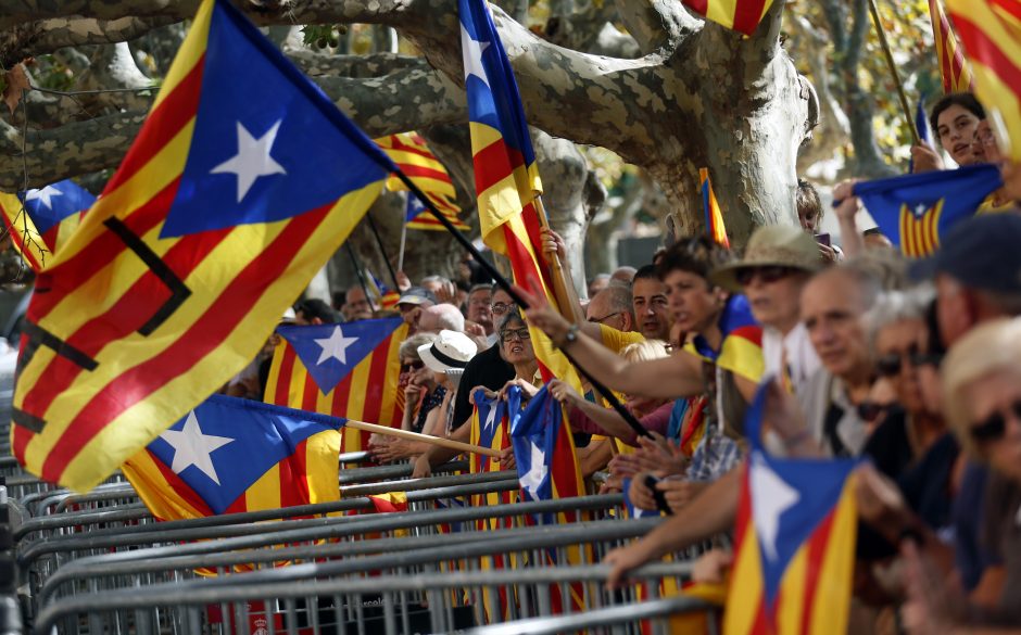 Katalonijos parlamentas priėmė įstatymą dėl nepriklausomybės referendumo