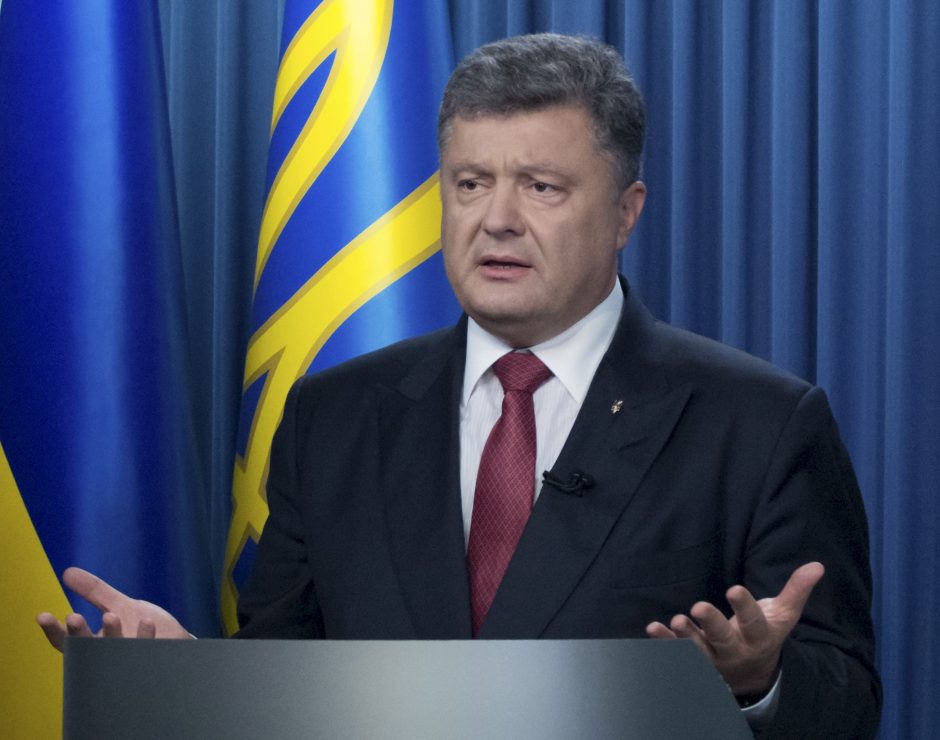 P. Porošenka: Rusija per savo Ortodoksų Bažnyčią kišasi į Ukrainos vidaus reikalus