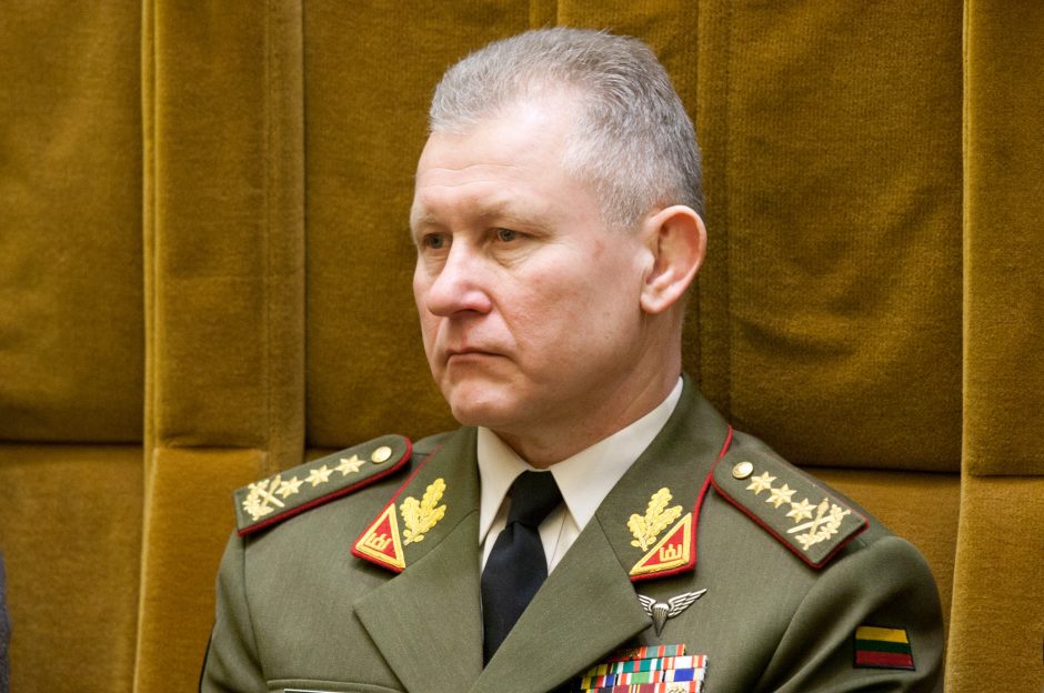 Kariuomenės vadas: JAV karių siuntimas į Lietuvą yra dėsninga reakcija
