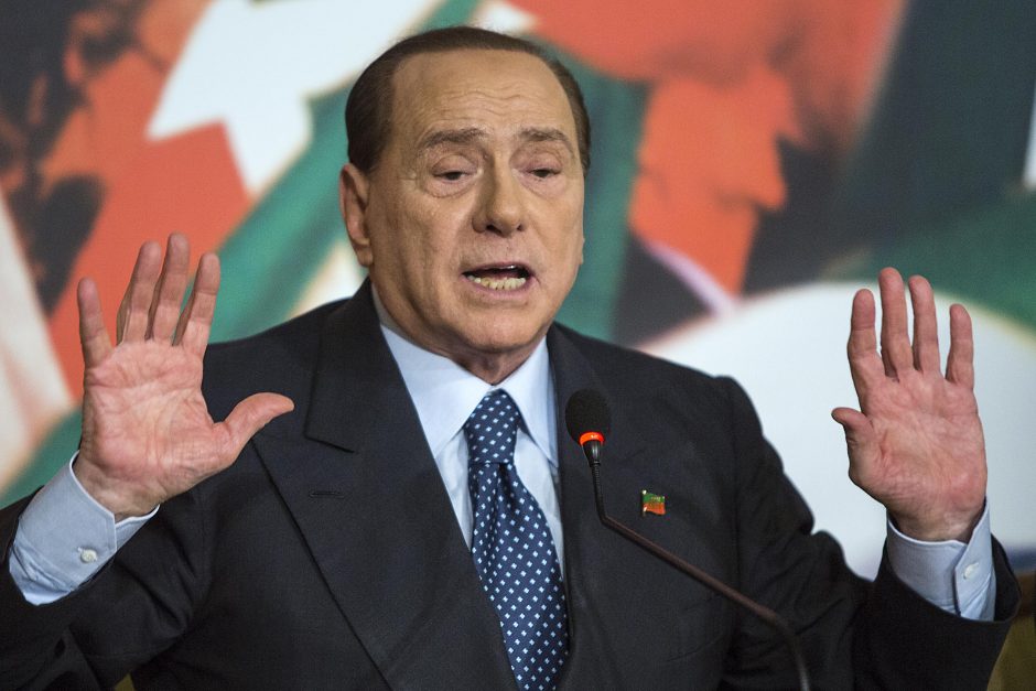 Italijos ekspremjeras S. Berlusconi dalyvaus Europos Parlamento rinkimuose