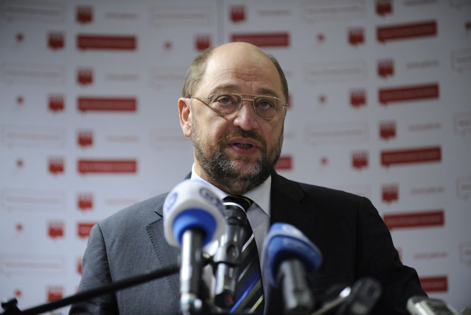 Vokiečių socialistas M. Schulzas sieks Europos Komisijos pirmininko posto