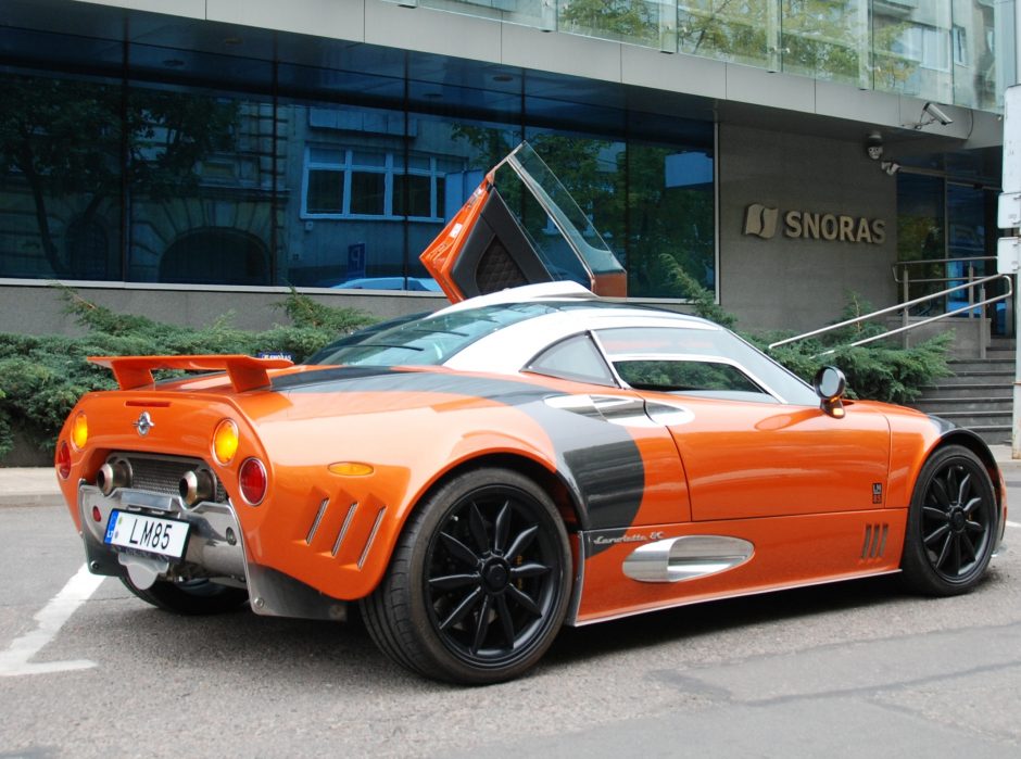 Parduotas dar vienas „Snorui“ priklausęs prabangus automobilis „Spyker“