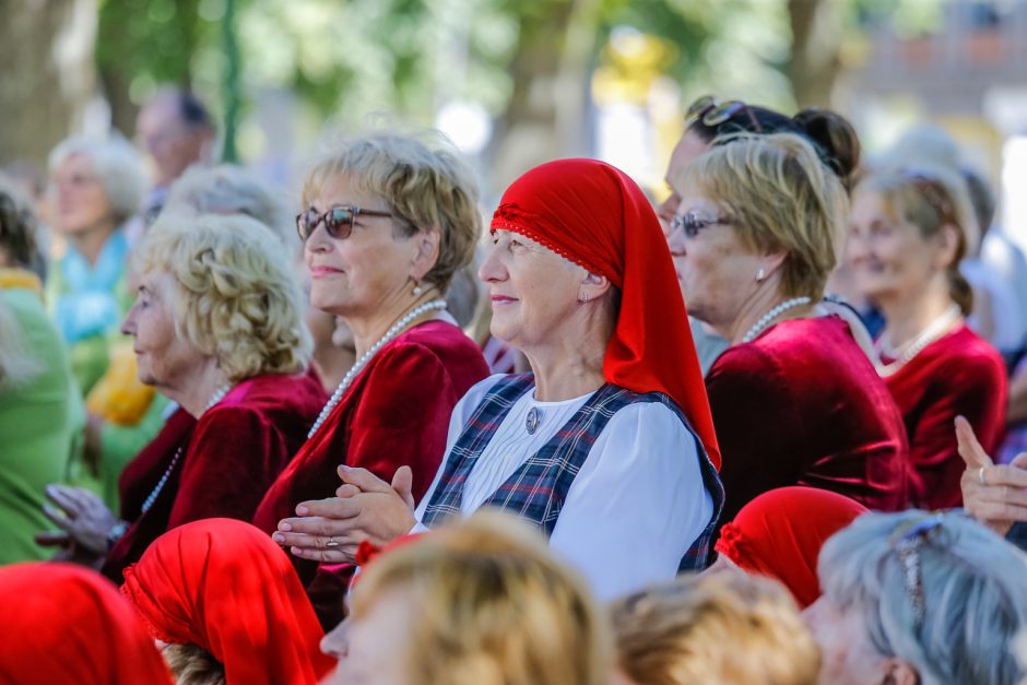 Prie „Žvejo“ paminklo sukosi šokėjai