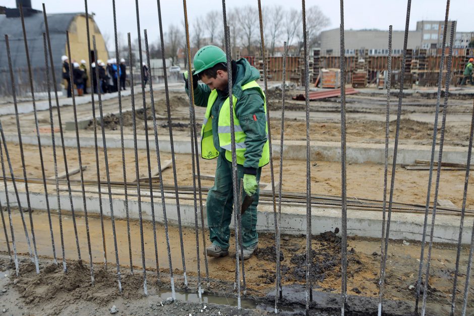 Piliavietėje jau atlikta trečdalis statybos darbų