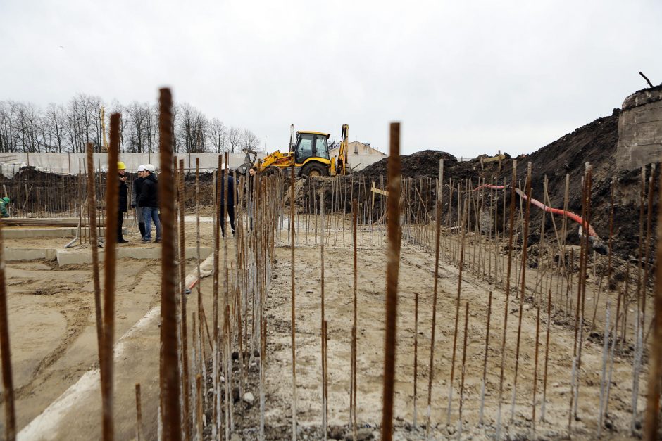 Piliavietėje jau atlikta trečdalis statybos darbų