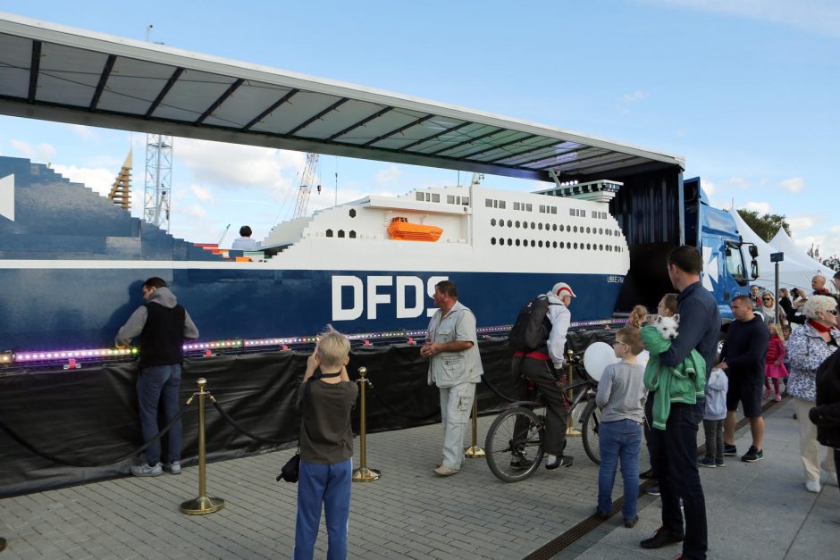 Didžiausias pasaulyje „Lego“ laivas – jau Klaipėdoje