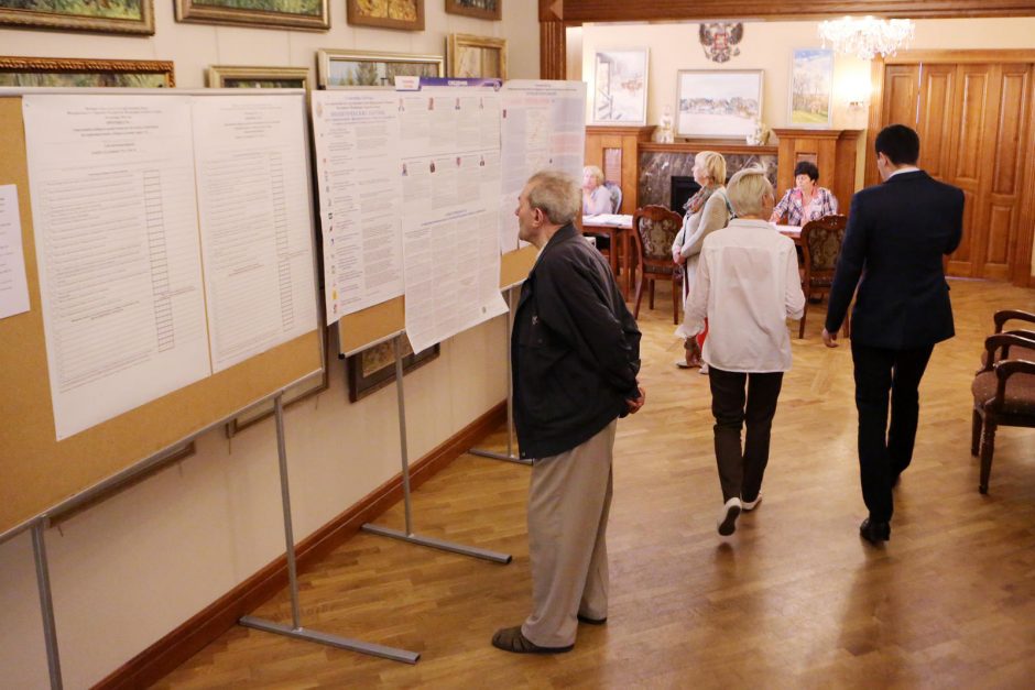 Rinkimuose balsuoja Klaipėdoje gyvenantys Rusijos piliečiai