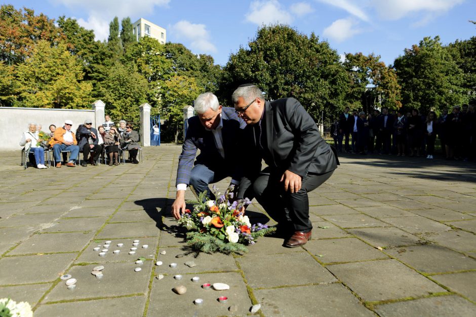 Klaipėdoje pagerbtas Lietuvos žydų genocido aukų atminimas