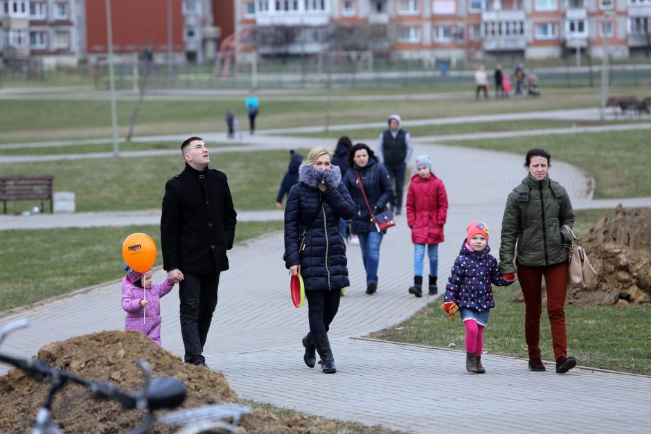 Klaipėdiečius suvienijo Atvelykio šventė Sąjūdžio parke