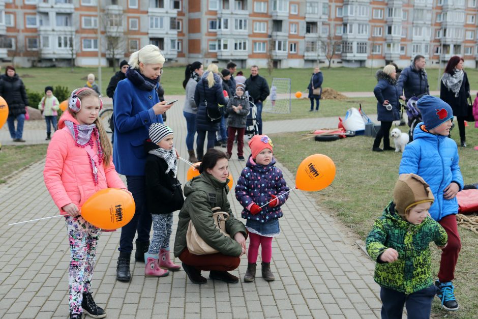 Klaipėdiečius suvienijo Atvelykio šventė Sąjūdžio parke